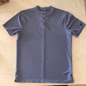 Nike Men Collarless Golf Shirt